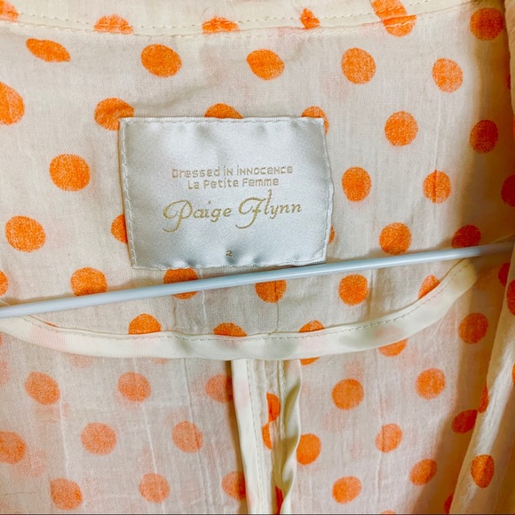 Paige Flynn Lightweight Hooded Polka Dot Jacket 2 - Picture 6 of 16